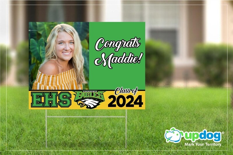 Eisenhower High School Graduation Yard Sign