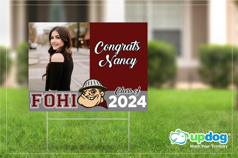 Fontana High School Graduation Yard Sign