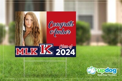 King High School Graduation Yard Sign