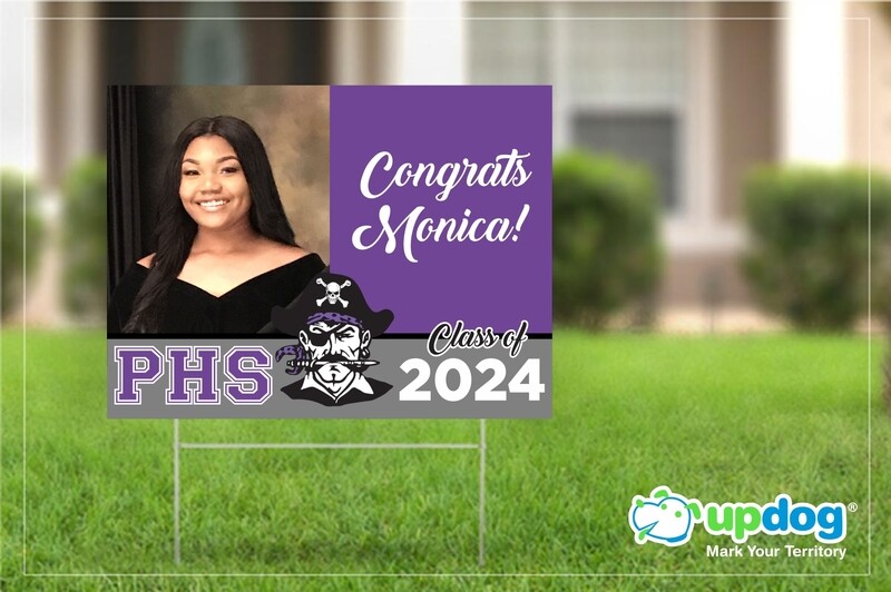 Pacific High School Graduation Yard Sign