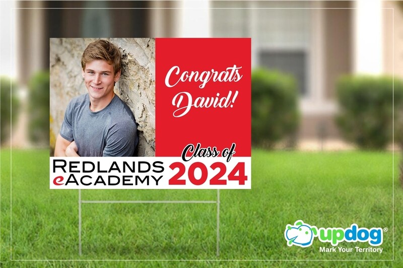 Redlands eAcademy Graduation Yard Sign
