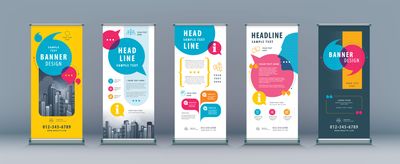 Pop Up Banner Stands