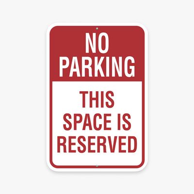 Aluminum Parking Signs
