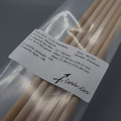 11/32 11/32" Spin 40/45# Hemlock