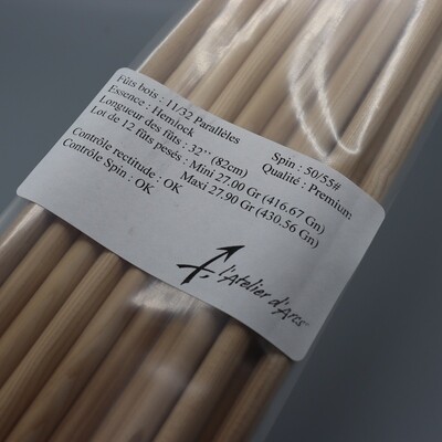 11/32 11/32" Spin 50/55# Hemlock