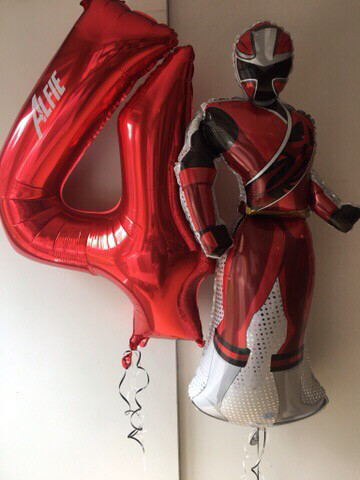 Power Ranger Number Set