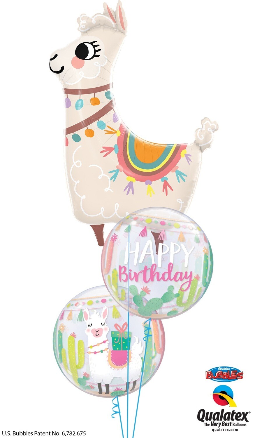 Llama Double Bubble Bouquet