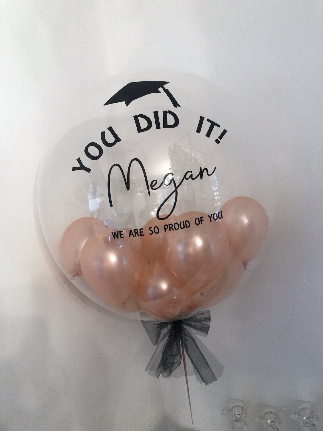 Personalised Graduation Bubble