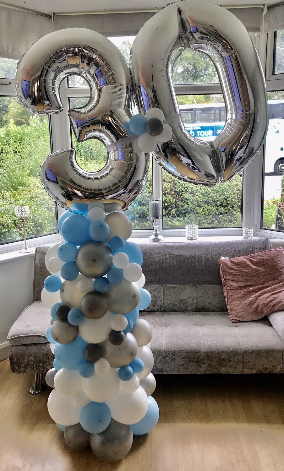 Organic Number Display