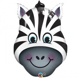 Zebra Supershape Balloon