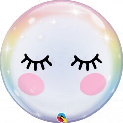 Eyelash Unicorn Bubble Balloon