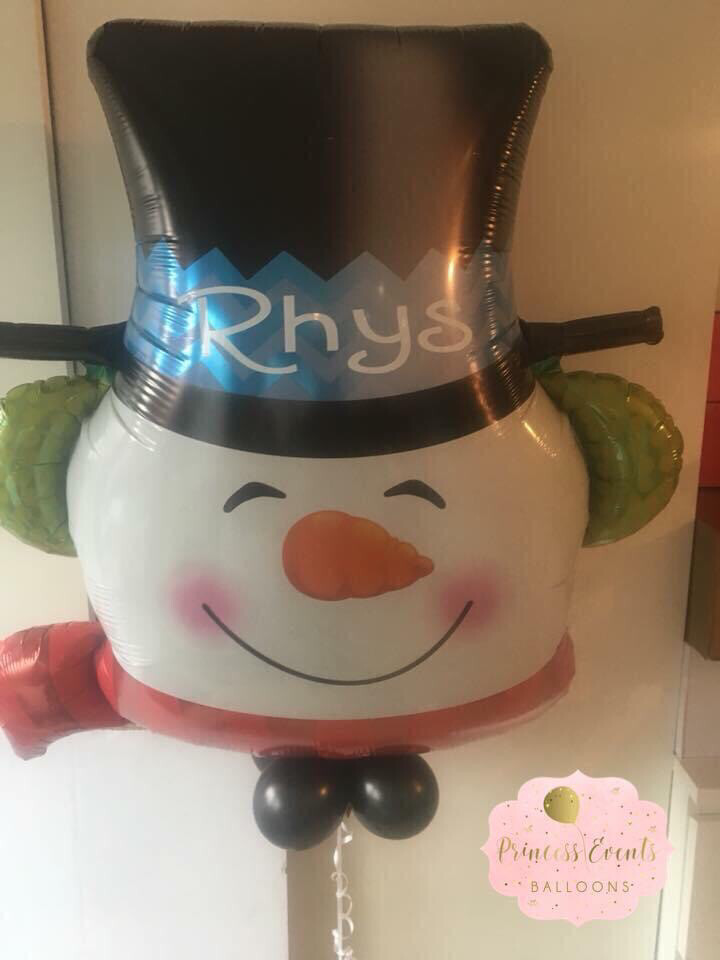 Personalised Snowman Balloon