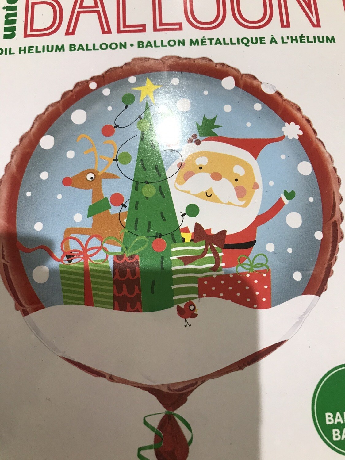 Santa 18” Foil Balloon