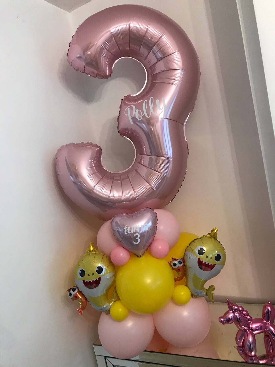 Baby Shark Themed Number Tower