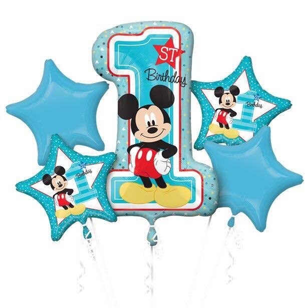 Mickey Bouquet First Birthday