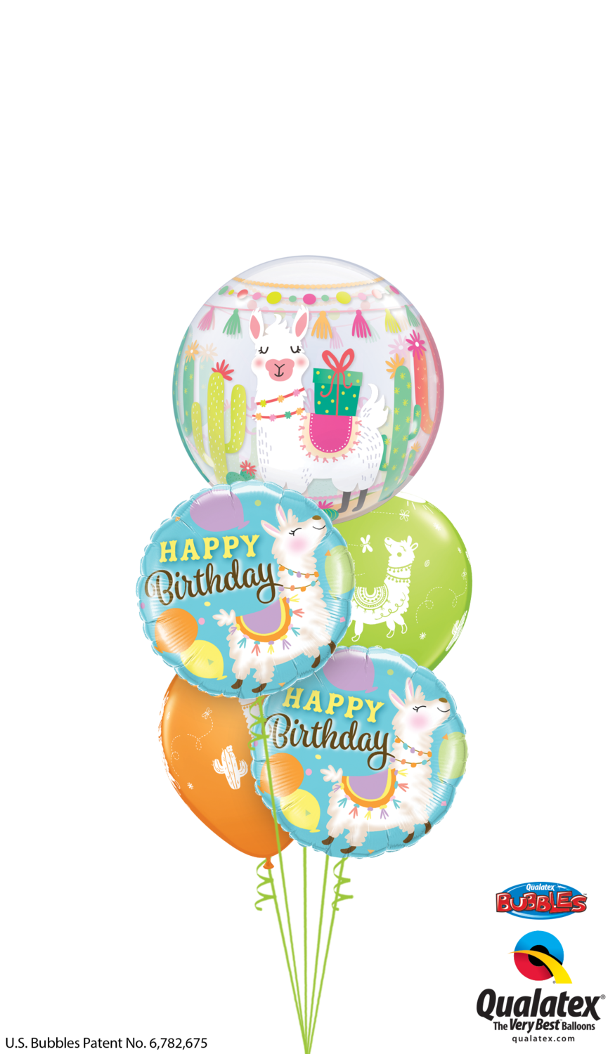 Smiling Birthday Llama
