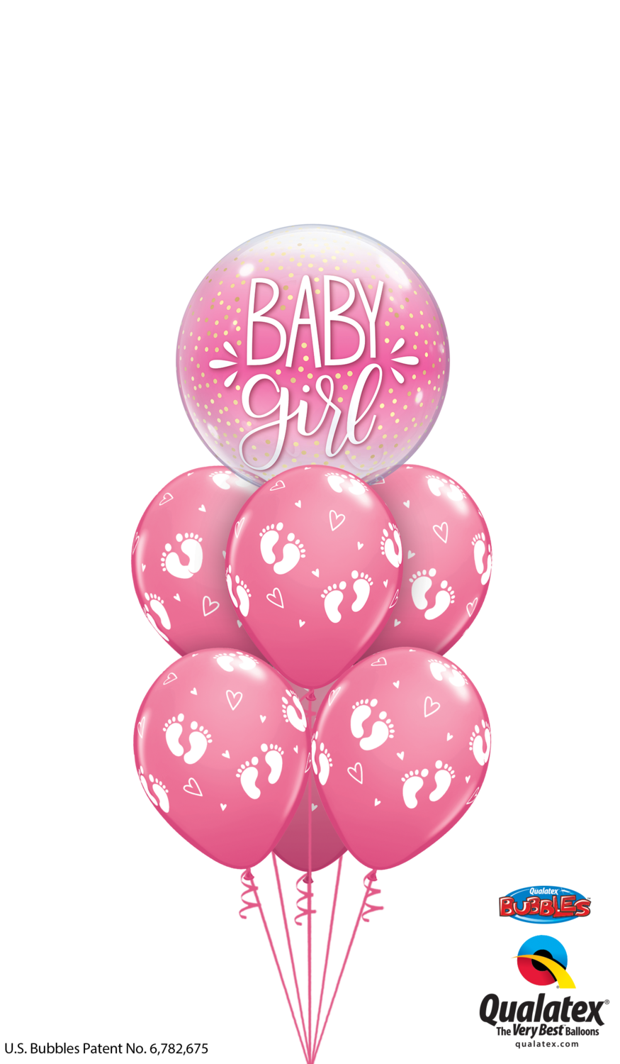 Baby Girl bubble bouquet