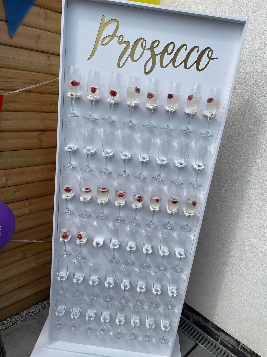 Prosecco Wall Hire