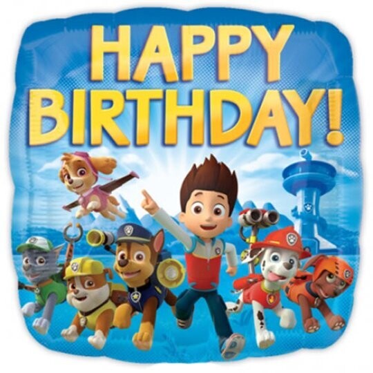 Paw Patrol group foil balloon