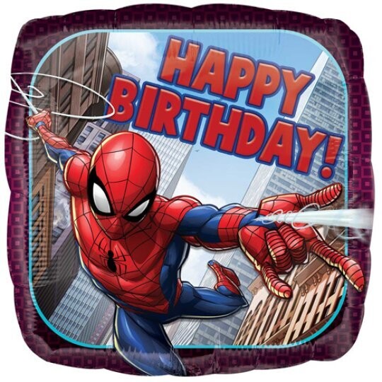 Spiderman Birthday Foil