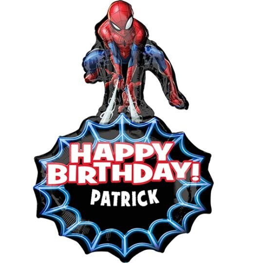 Spiderman Personalised Foil
