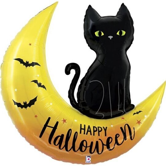 Happy Halloween Moon balloon