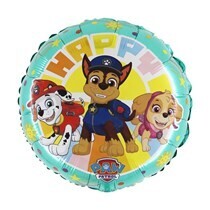Happy Paw Patrol foil balloon
