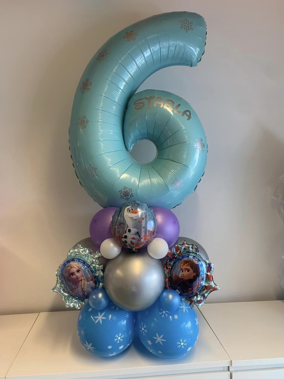 Frozen Number tower display