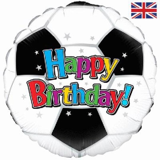 Football Birthday foil balloon