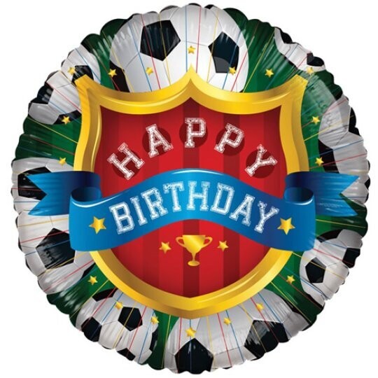 Football Crest foil balloon