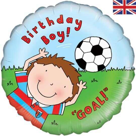 Football Boy foil balloon