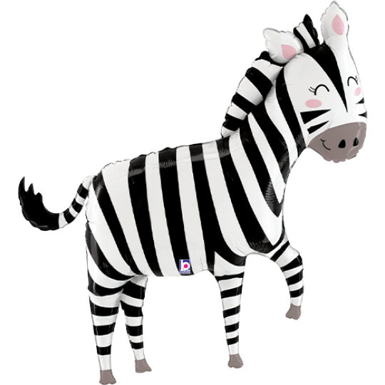 Jungle Zebra Supershape balloon