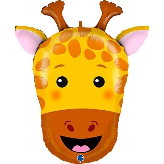Giraffe Face Supershape balloon
