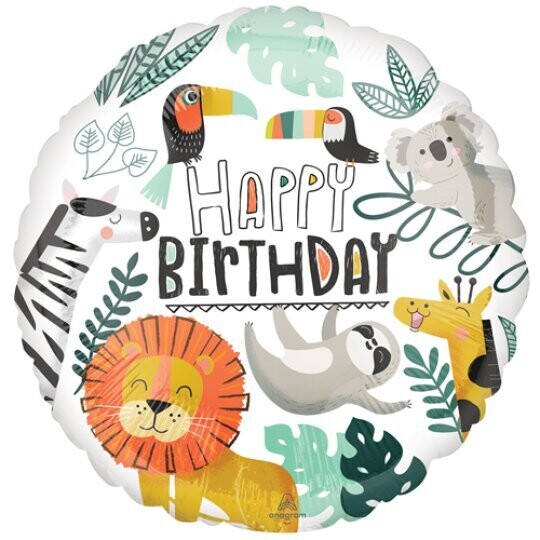 Get Wild Foil balloon