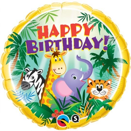 Jungle Animals Foil balloon