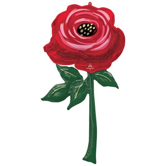 Painted Rose  Balloon
