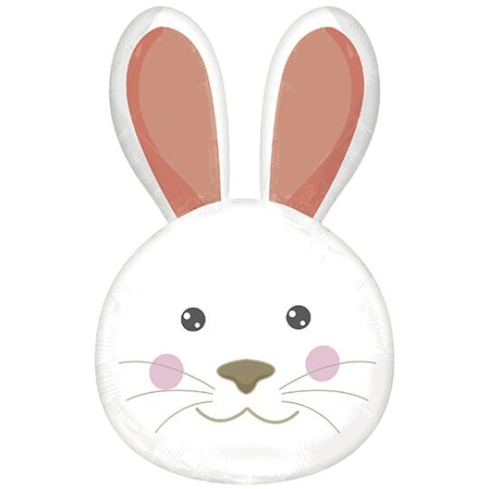 White Bunny Foil balloon