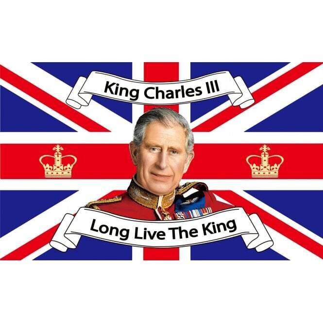 Coronation King Charles Flag