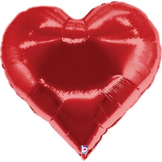 Casino Red Heart Foil balloon
