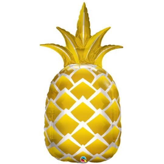 Golden Pineapple Foil Balloon