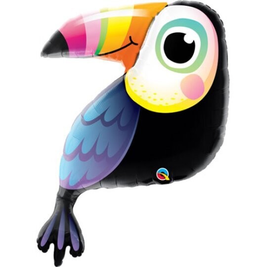 Colourful toucan Foil Balloon
