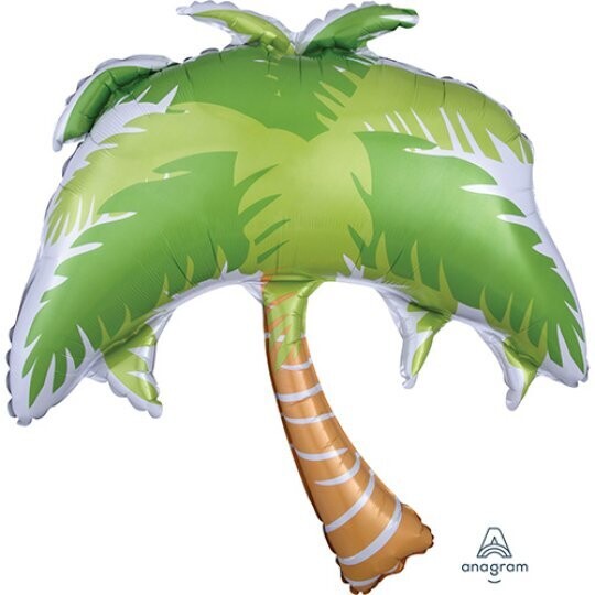 Summer Scene Palm Tree Balloon