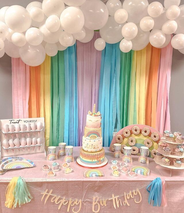 Rainbow Themed