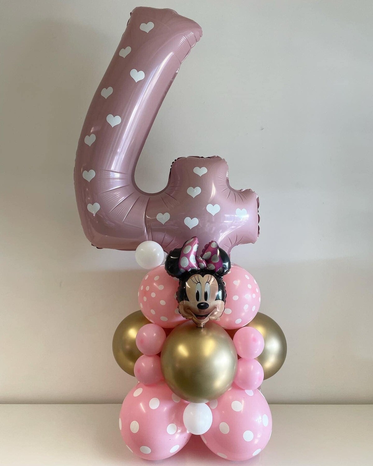Minnie Mouse Themed Number Tower