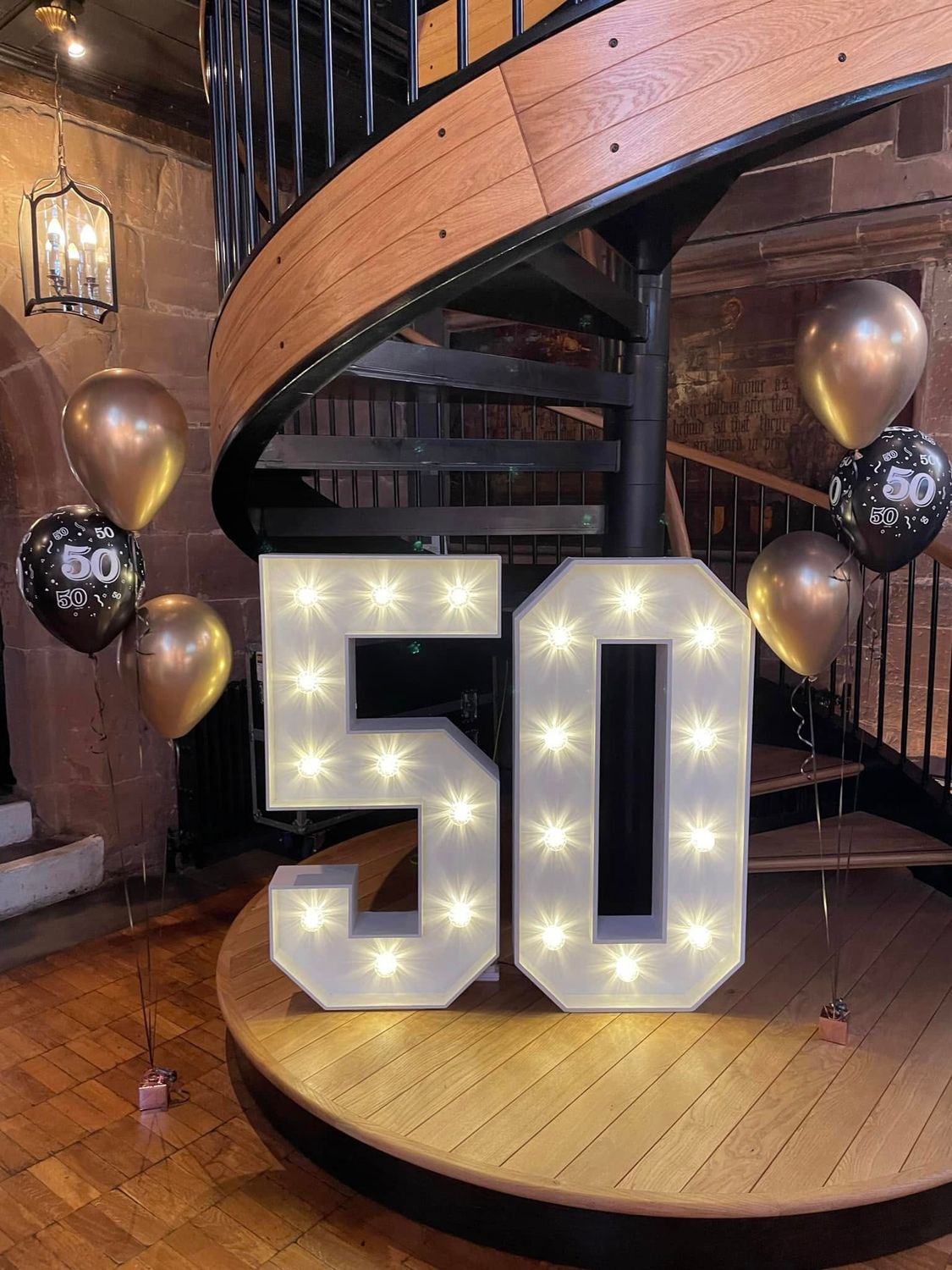 Light Up Number Hire