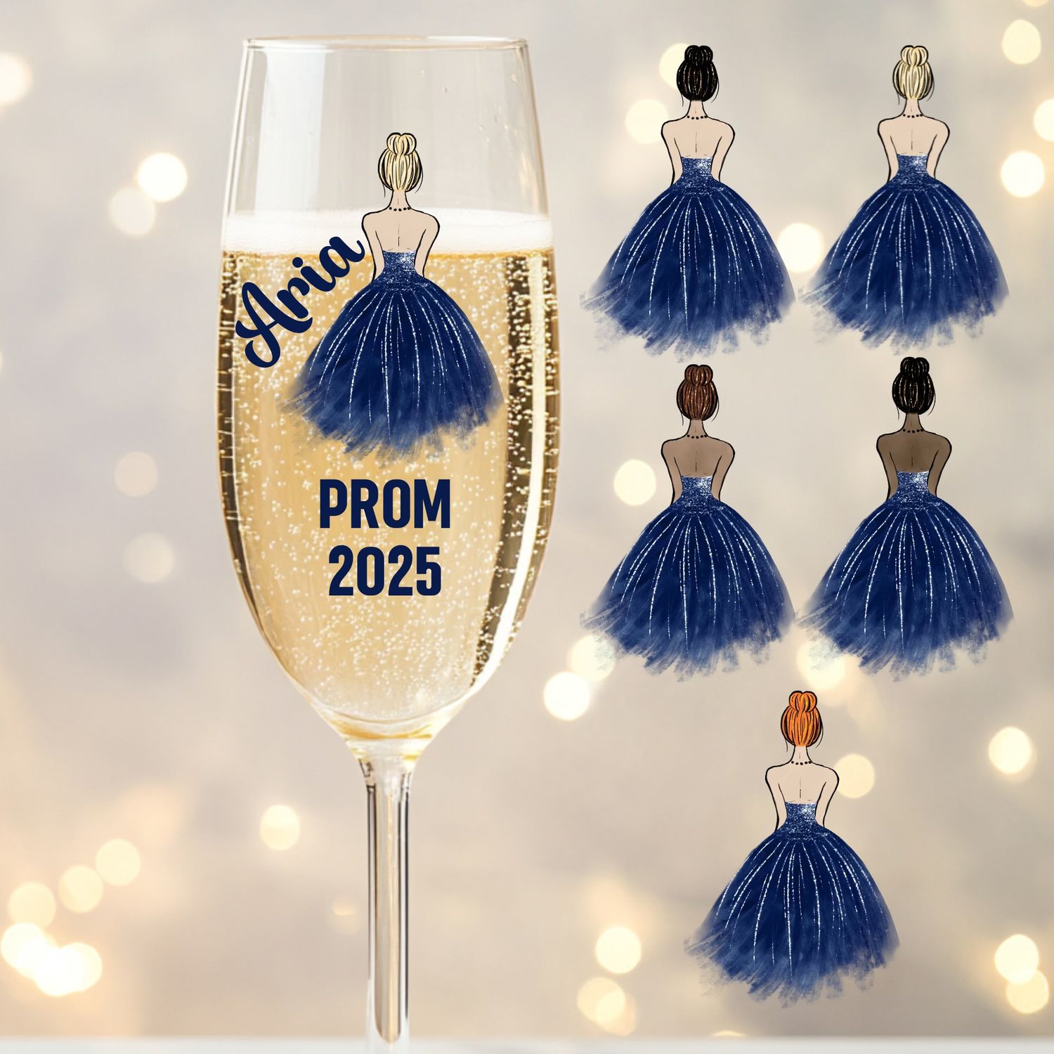 Personalised Prom Glass Standard