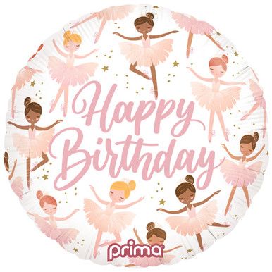 Ballerina Foil Balloon