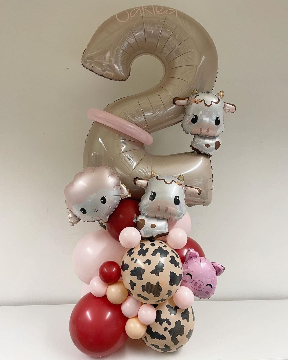 Farm Themed Number Tower