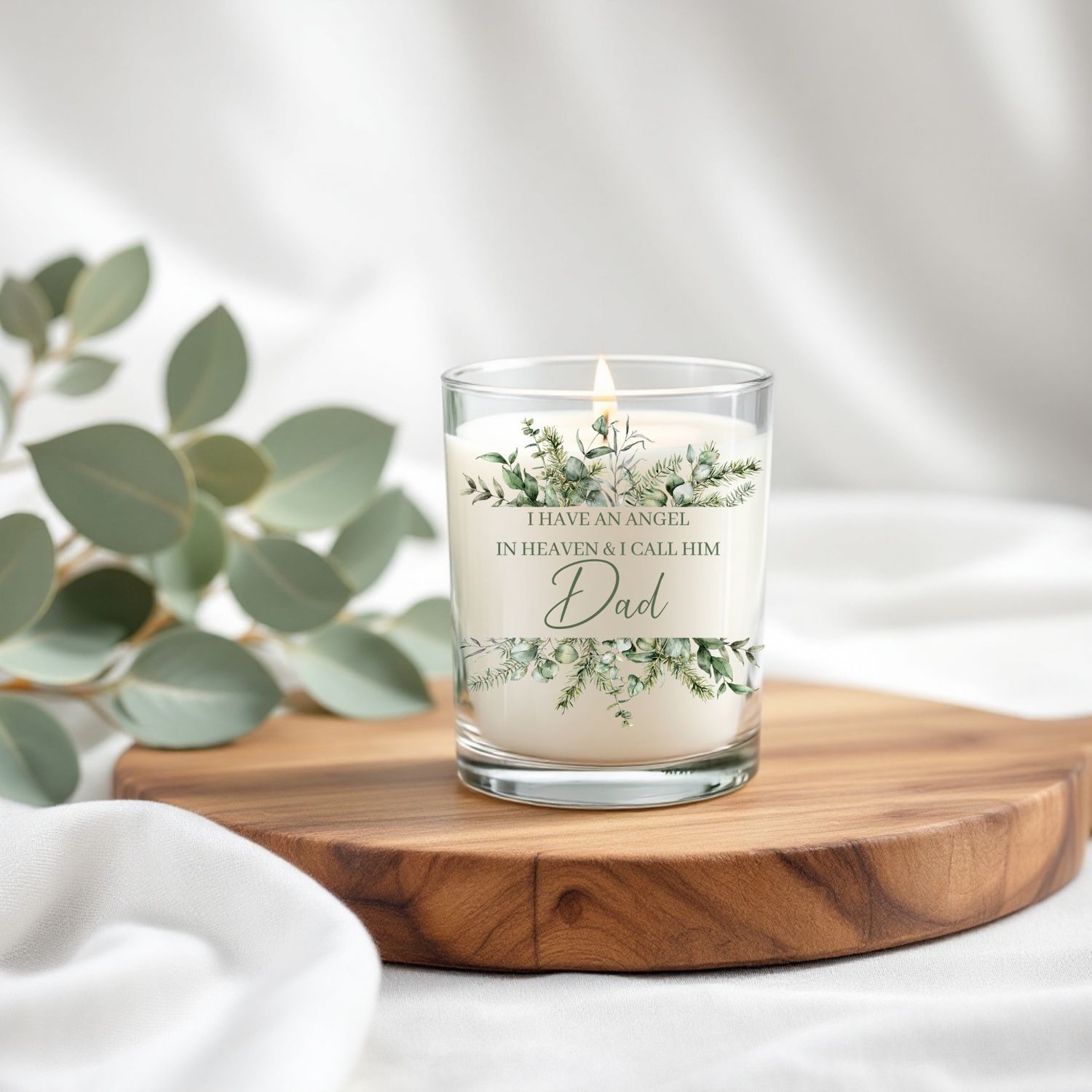 Father&#39;s Day memorial candles