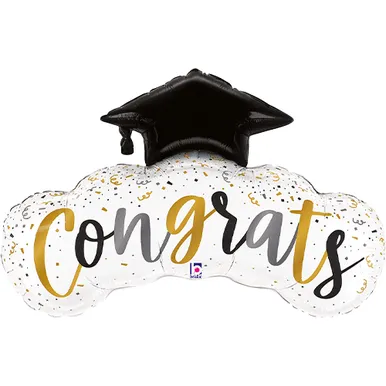 Graduation Banner Balloon confetti